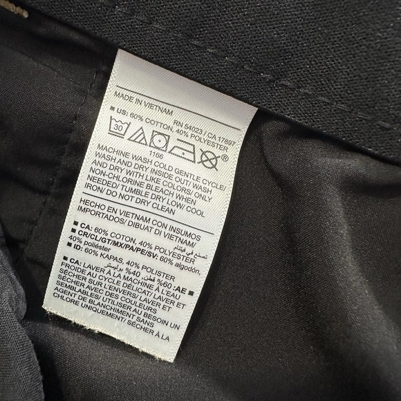 Old Navy Ultimate Tech Straight Chino Pants Mens 36x32 Beige Slim Fit - Picture 5 of 8